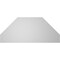 Ekena Millwork Octagonal Top Surface Mount PVC Gable Vent w/ 2"W x 1-1/2"P Brickmould Frame, 42"W x 18"H GVPOT42X1802SN - alternate 2